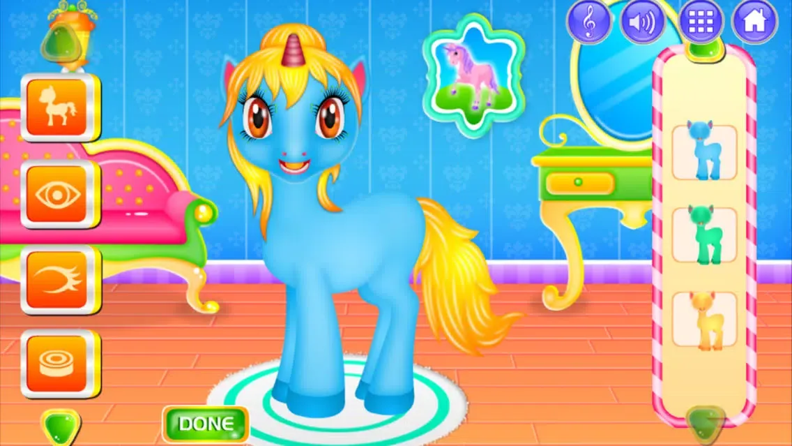 Screenshot di Unicorn Princess Dressup & Cleanup