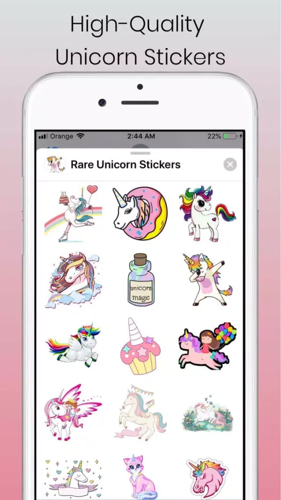 Unicorns Stickers স্ক্রিনশট