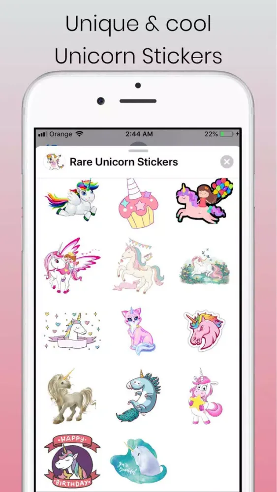 Unicorns Stickers স্ক্রিনশট