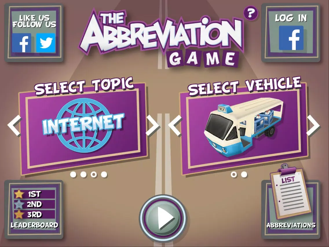 The Abbreviation Game iPad  スクリーンショット