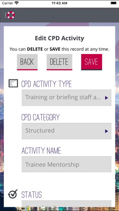 Screenshot di ComplianceServe CPD