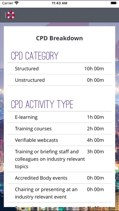 Screenshot di ComplianceServe CPD