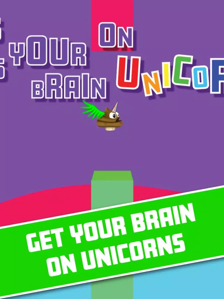 Flappy Unicorn Icecream iPad  Screenshots