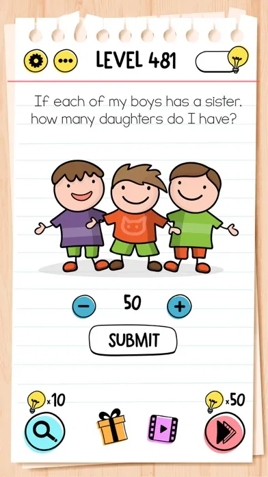 Zrzuty ekranu Brain Test: Tricky Puzzles