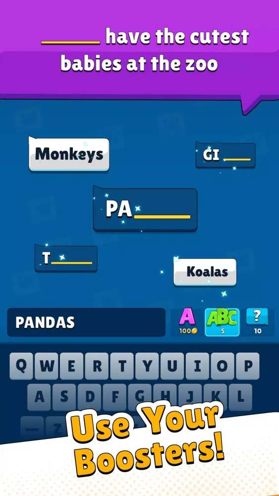 Popular Words Screenshots