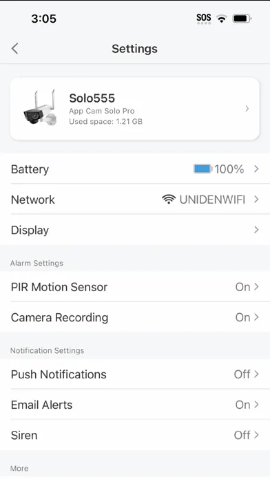 Uniden Solo Screenshots