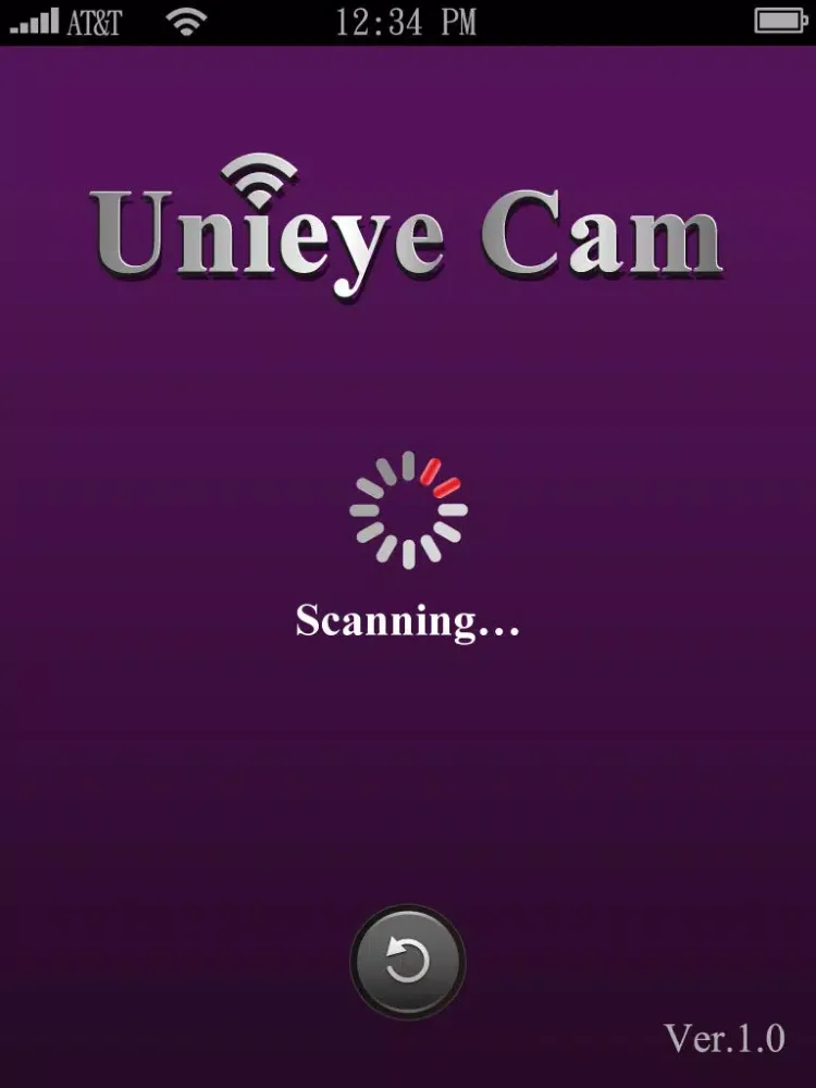Capturas de tela do Unieye Cam iPad 