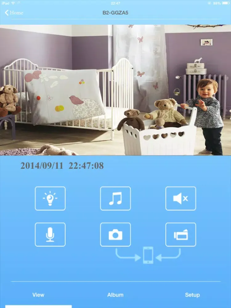 Tangkapan layar Texet Care iPad 