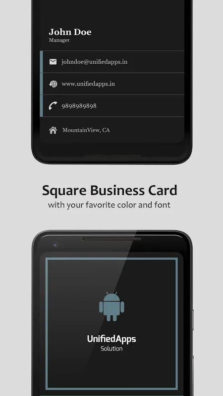 Business Card Maker 스크린샷
