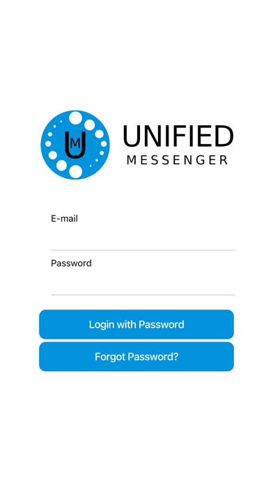 Capturas de tela do Unified Messenger