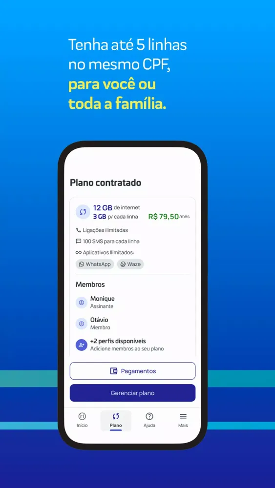Unifique Móvel Screenshots