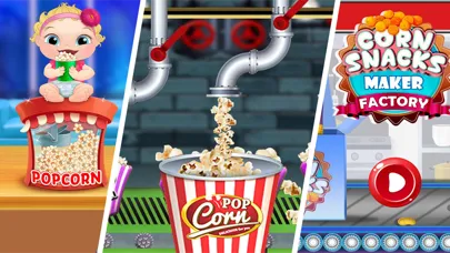 Tangkapan skrin Caramel Popcorn Maker Factory