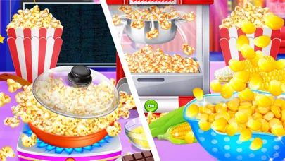 Tangkapan skrin Caramel Popcorn Maker Factory