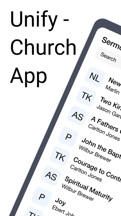 Unify - Church App स्क्रीनशॉट