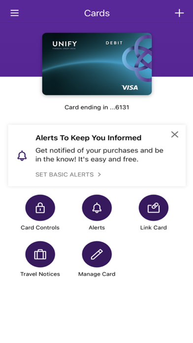 Zrzuty ekranu UNIFY Card Manager