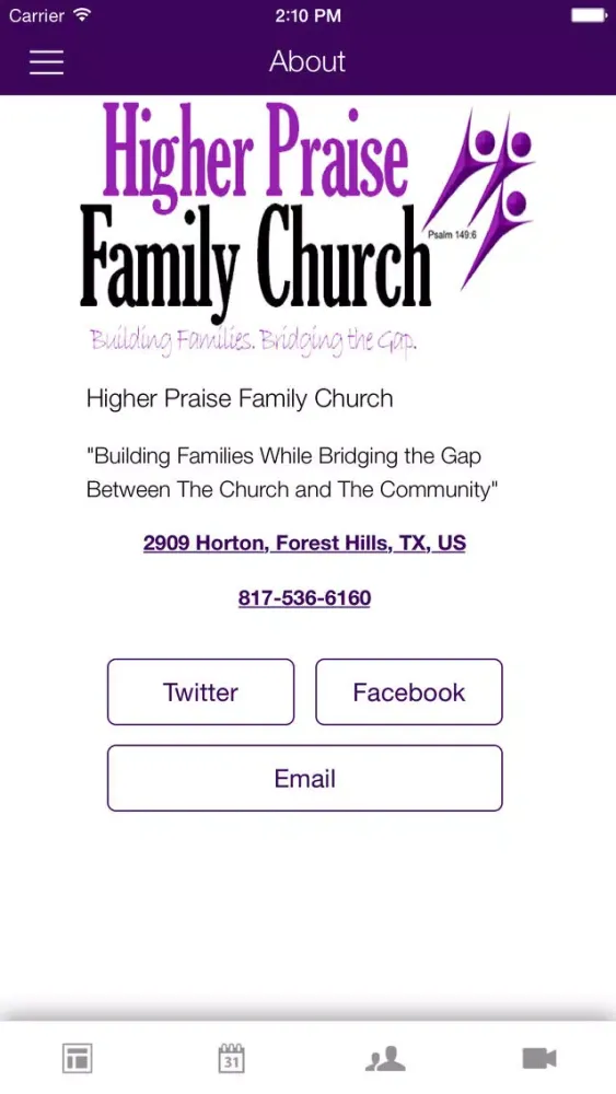 Higher Praise Family Church for iPhone スクリーンショット