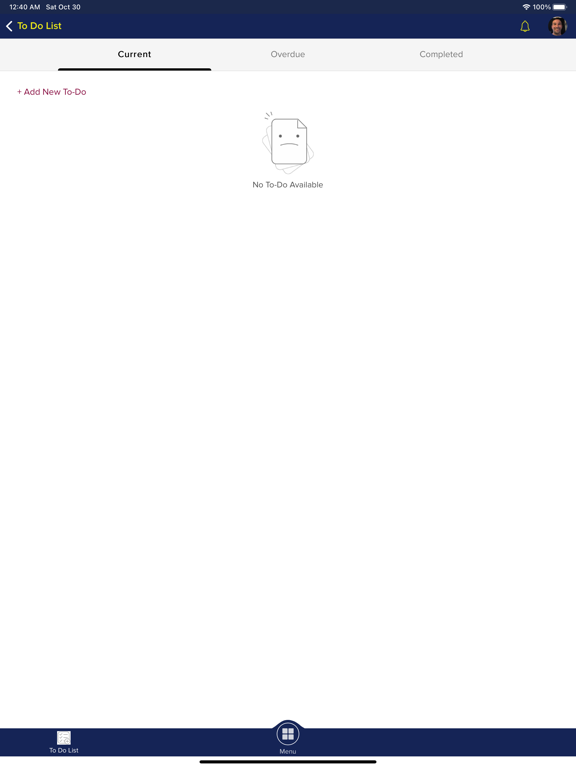 Tangkapan skrin Jefferson Student Portal iPad 