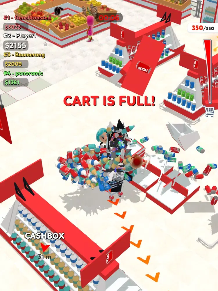 Tangkapan layar Rush Store iPad 