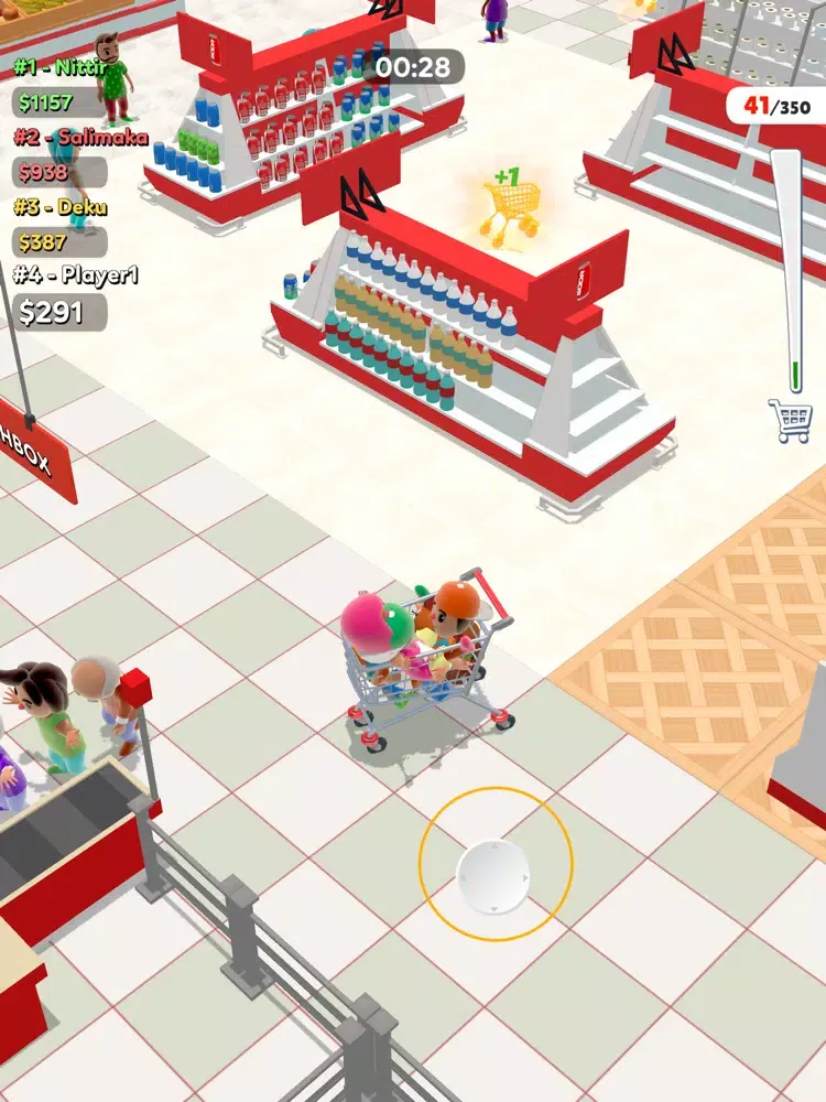 Tangkapan layar Rush Store iPad 