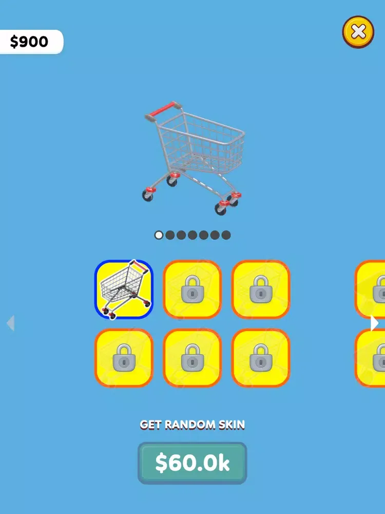 Tangkapan layar Rush Store iPad 