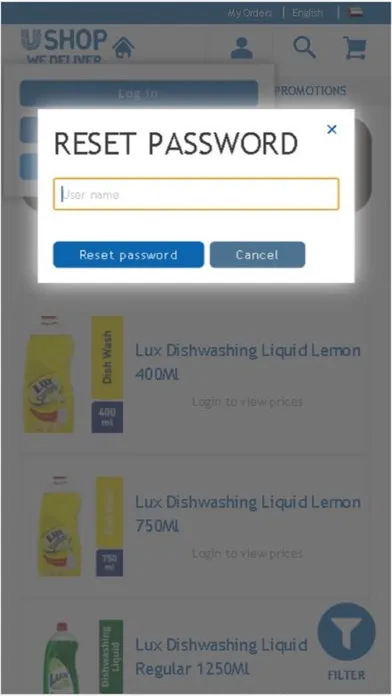 Capturas de tela do Ushop Unilever