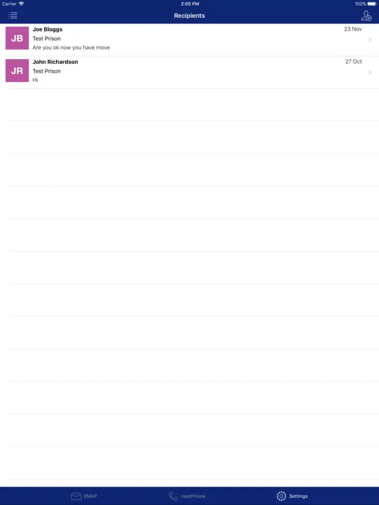 EMAP iPad 应用截图