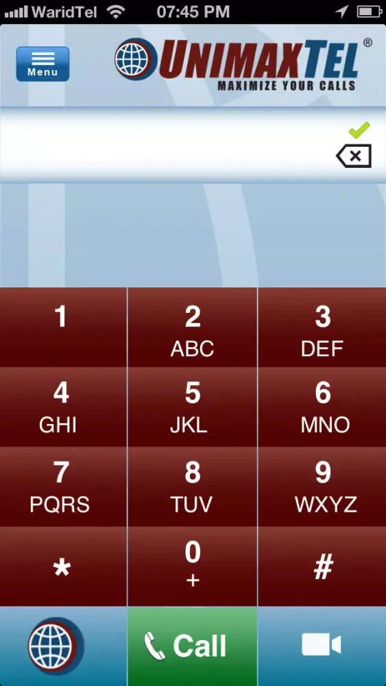 UnimaxTel Video Phone Screenshots
