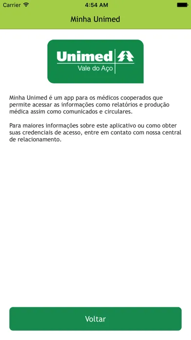 Minha Unimed Vale do Aço سکرین شاٹس
