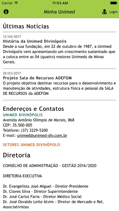 Minha Unimed Divinópolis Screenshots