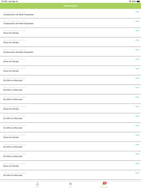 Captures d'écran de De Olho no Mercado iPad 