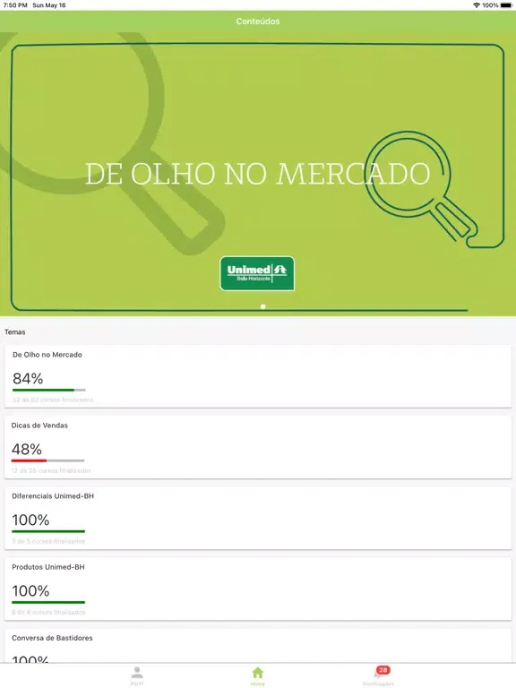 Captures d'écran de De Olho no Mercado iPad 