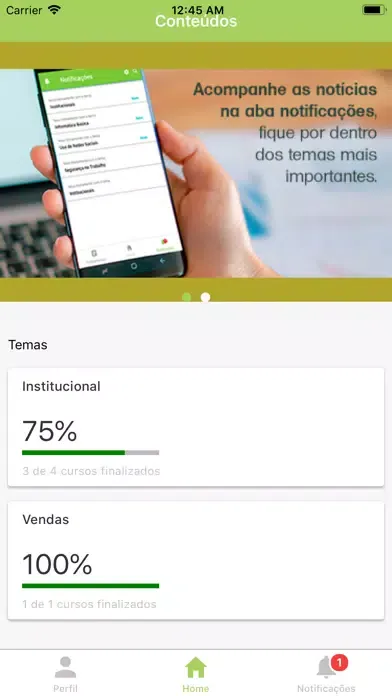 Captures d'écran de De Olho no Mercado