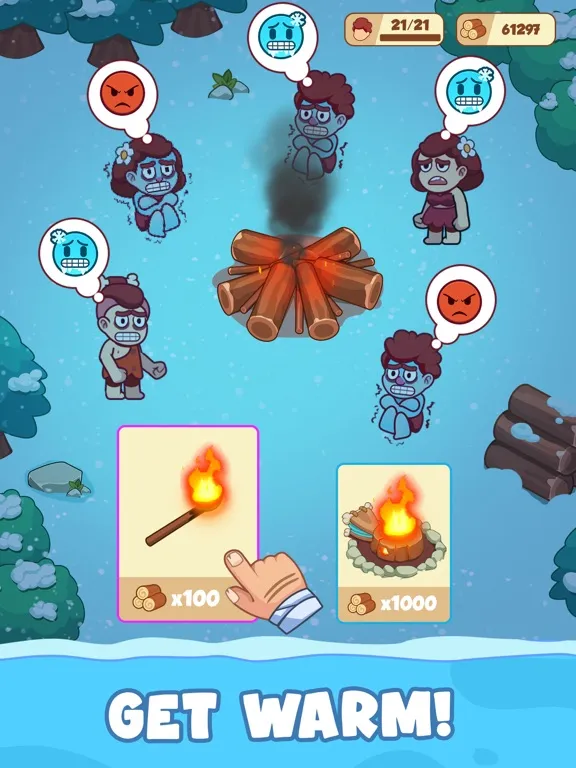Icy Village: Survival Idle iPad 應用截圖