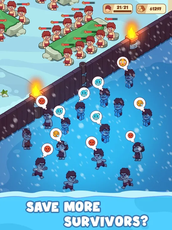 Icy Village: Survival Idle iPad 應用截圖