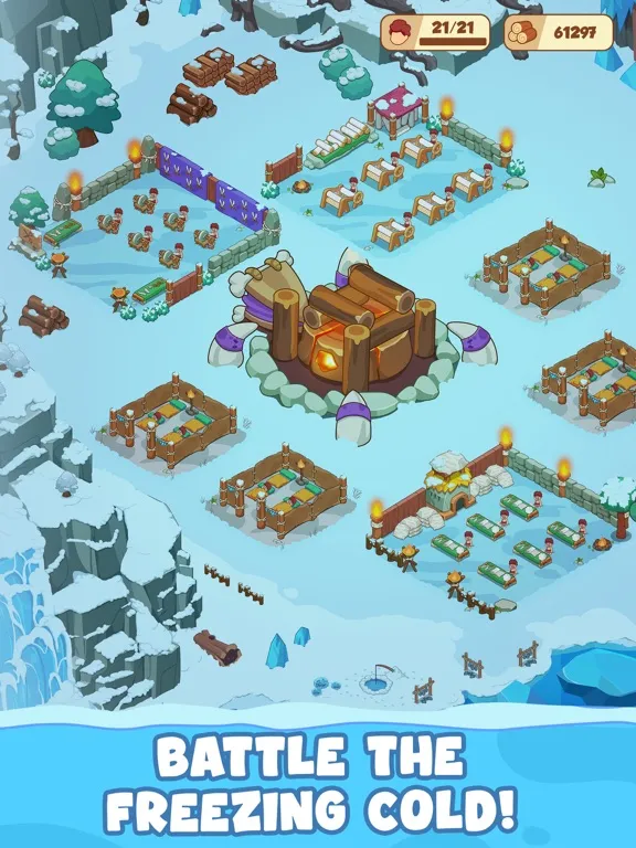 Icy Village: Survival Idle iPad 應用截圖