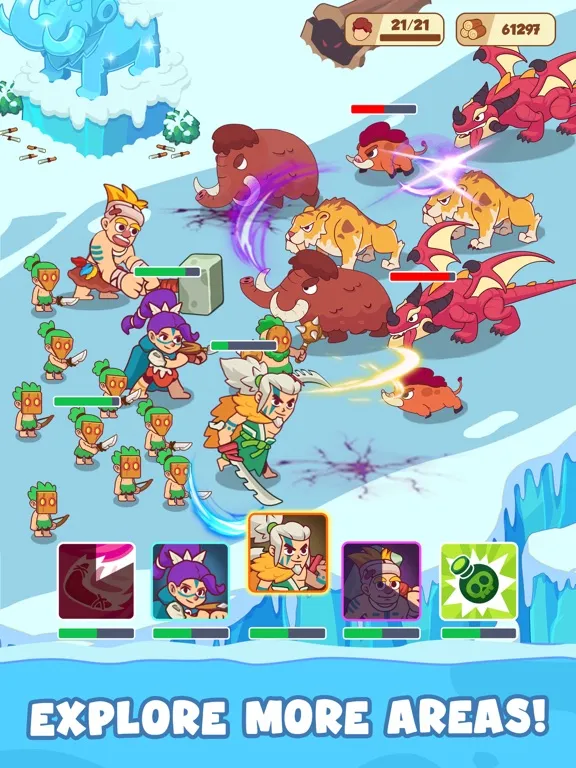 Icy Village: Survival Idle iPad 應用截圖
