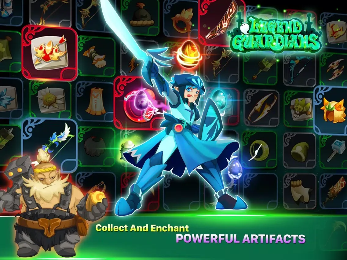 Legend Guardians - Action RPG iPad  Screenshots