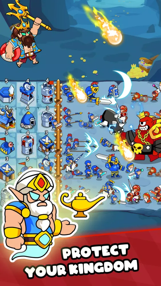 Capturas de tela do Save The Kingdom: Merge Towers