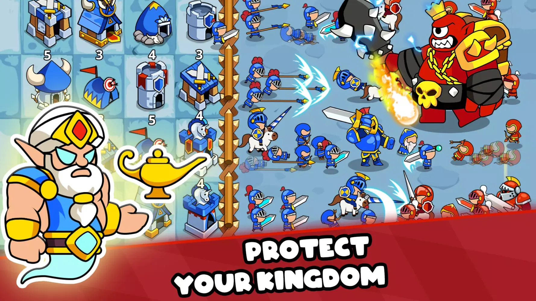 Capturas de tela do Save The Kingdom: Merge Towers