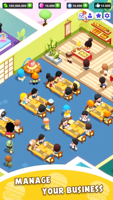ภาพหน้าจอของ Mini Restaurant: Food Tycoon