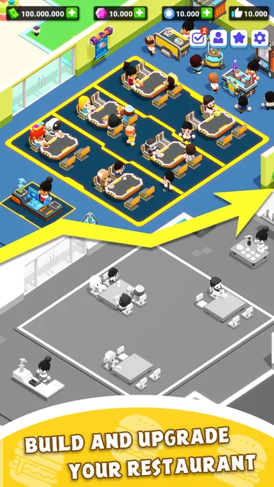 ภาพหน้าจอของ Mini Restaurant: Food Tycoon