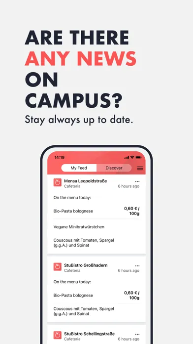 Captures d'écran de HM.edu App