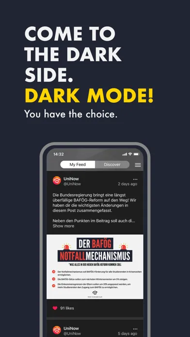 Captures d'écran de HM.edu App