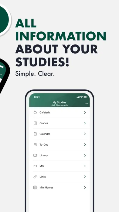 Screenshot di myCampus HNEE