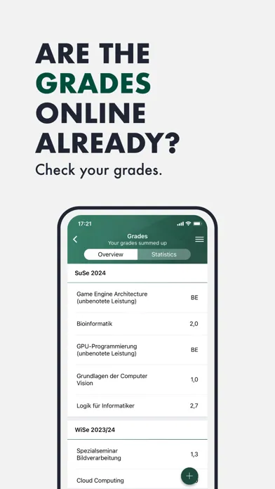 Screenshot di myCampus HNEE