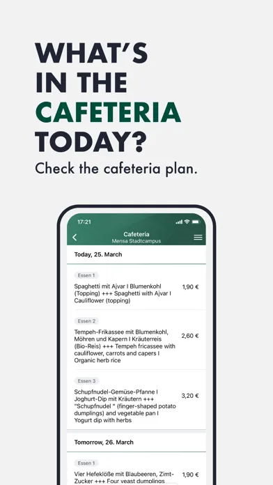 Screenshot di myCampus HNEE