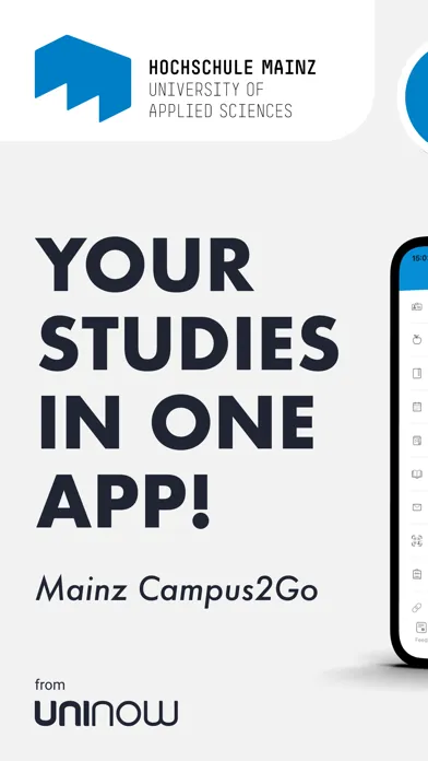 Capturas de tela do Mainz Campus2Go