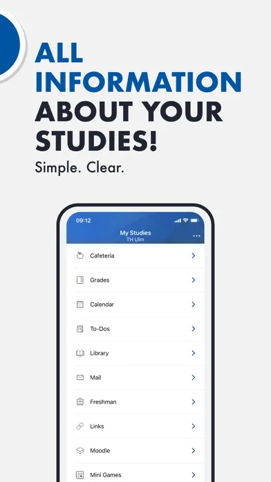 THU Studium Screenshots