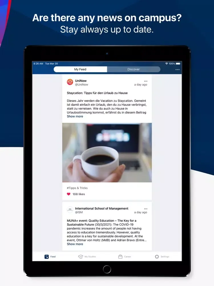 ISM Mobile iPad  Ekran Görüntüleri