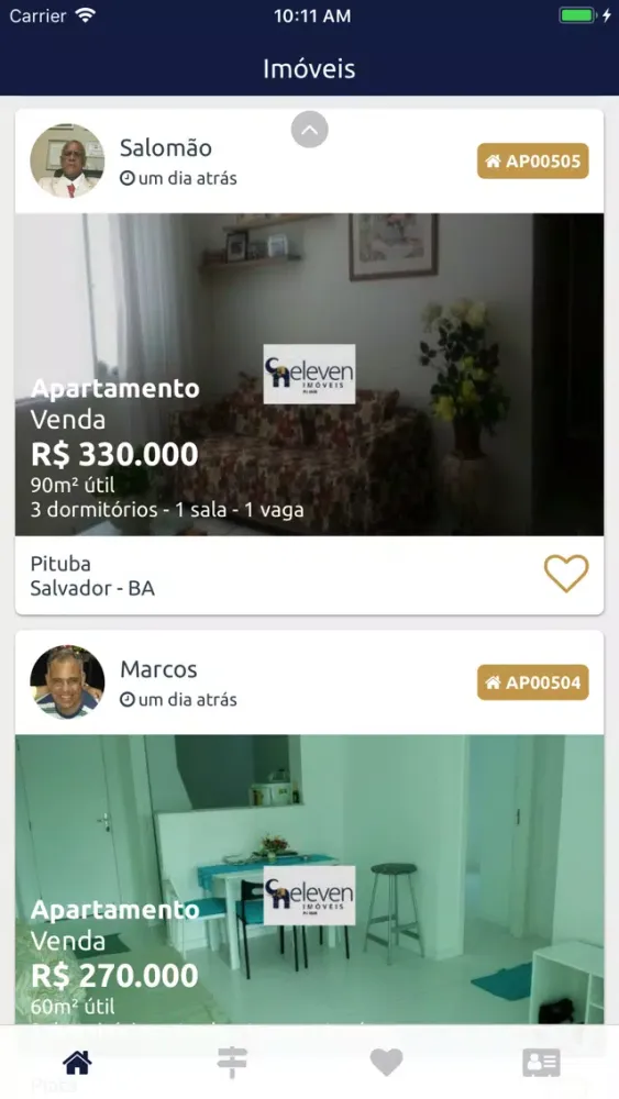 Capturas de tela do Eleven Imoveis